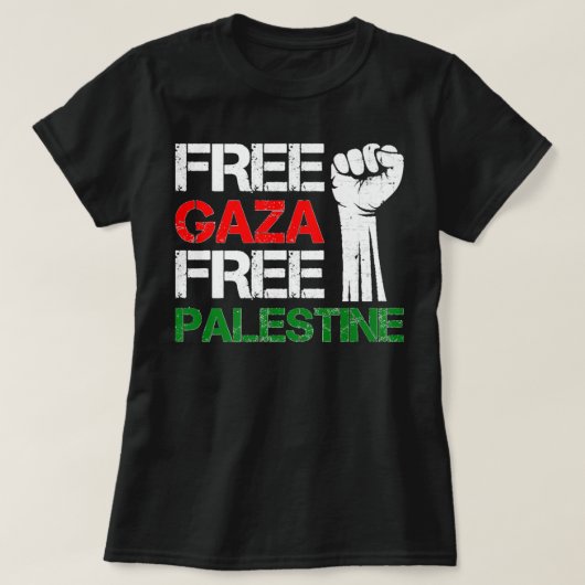 Ein freies Gaza-Palästina - wir stehen mit den Pal T-Shirt (Design vorne)