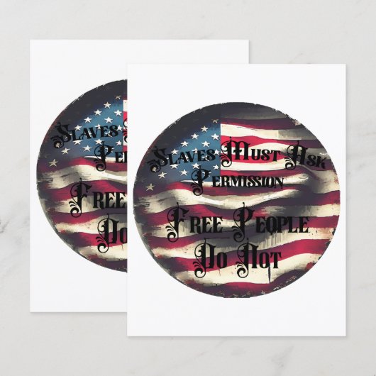 Ein freies Volk (Vorne/Hinten)