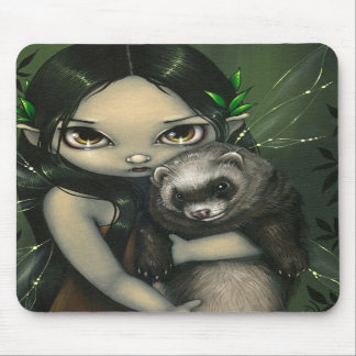 "Ein Frettchen und sein feenhaftes" Mousepad
