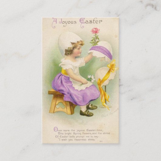 Ein freudiger Eater-Gruß Visitenkarte (Vorderseite)