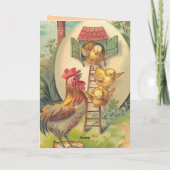 Ein freudiger Ostern Feiertagskarte (Rückseite)