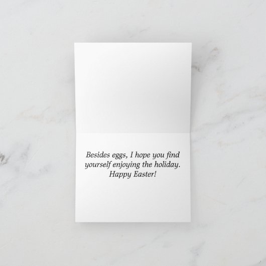 Ein freudiger Ostern Feiertagskarte (Innenseite)