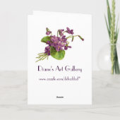 Ein freudiger Ostern - Karte (Rückseite)