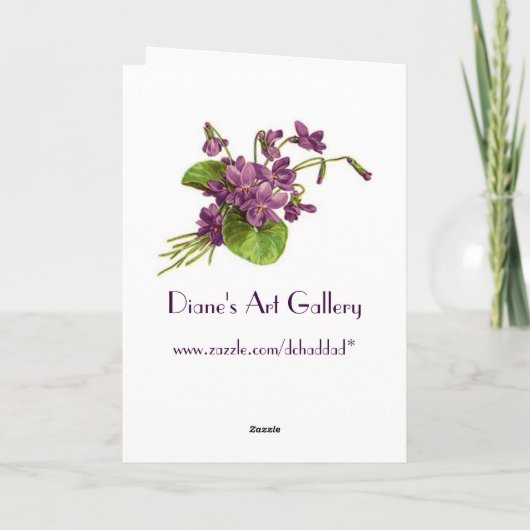 Ein freudiger Ostern - Karte (Rückseite)