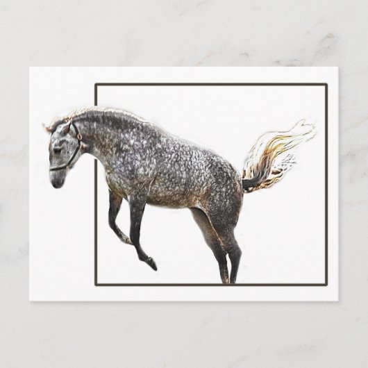 Ein freudiger Schritt Postkarte (Vorderseite)