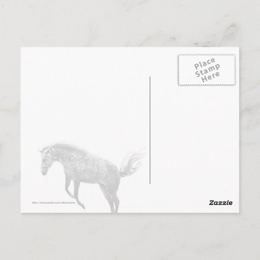 Ein freudiger Schritt Postkarte (Rückseite)