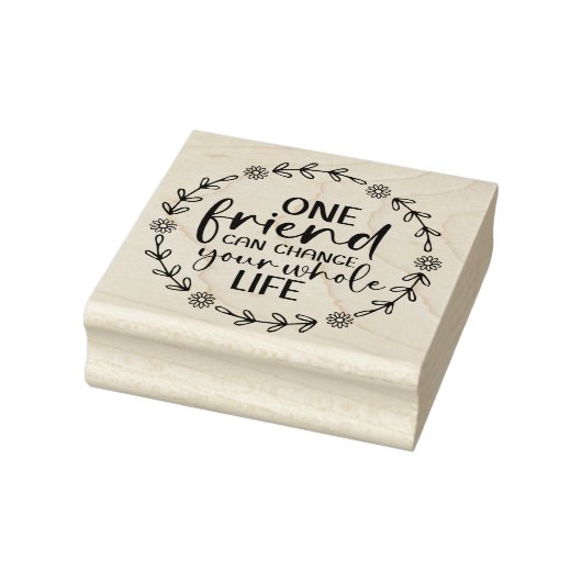 Ein Freund, endlose Wirkung Gummistempel (Stempel)