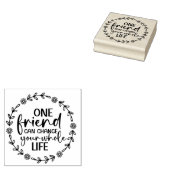 Ein Freund, endlose Wirkung Gummistempel (Stempel)