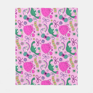 "Ein Freund für jeden" Kitty Frosch Freunde Fleecedecke