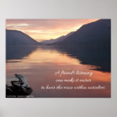 Ein Freund hört zu...Zitat Poster (Vorne)