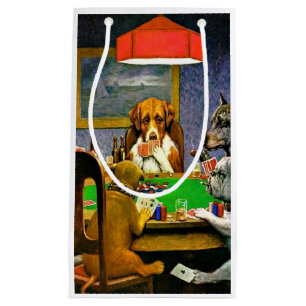 Ein Freund in der Not, Hunde spielen Poker, Kleine Geschenktüte