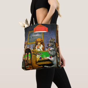 Ein Freund in der Not, Hunde spielen Poker, Tasche