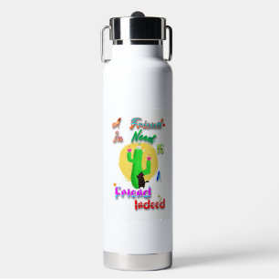 Ein Freund in der Not ist ein wahrer Freund Trinkflasche