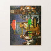 Ein Freund in Not Hunde Poker Funny spielen Puzzle (Vertikal)