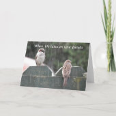 Ein Freund in Not Karte (Vorderseite)