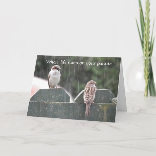 Ein Freund in Not Karte (Vorderseite)