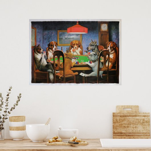 Ein Freund in Not Poster (Küche)