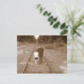Ein Freund in Not Postkarte (Stehend Vorderseite)