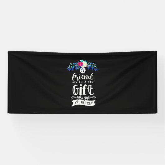 Ein Freund ist ein Geschenk Banner (Horizontal)