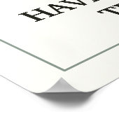 EIN FREUND IST JEMAND, DER DAS LIED IN DEINEM KENN POSTER (Ecke)