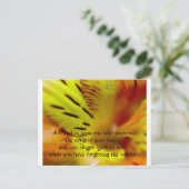 Ein Freund ist jemand, der den Sohn kennt.. Postkarte (Stehend Vorderseite)