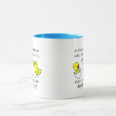Ein Freund ist jemand lustiges Sprichwort Tasse (Zentrum)