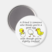 Ein Freund ist jemand Magnet (Vorderseite/Rückseite)