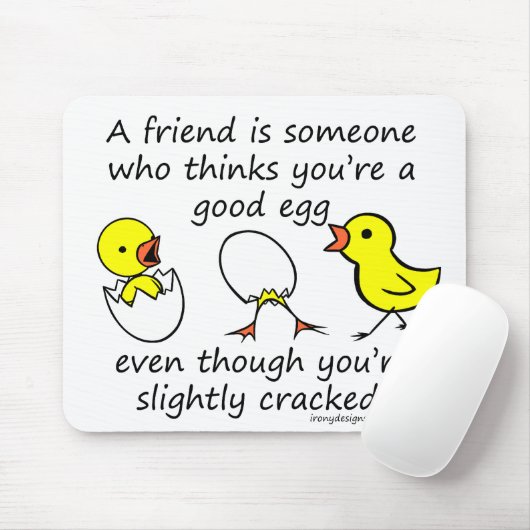 Ein Freund ist jemand Mousepad (Mit Mouse)