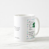 Ein Freund ist wie ein Vierblättriges Kleeblatt Kaffeetasse (VorderseiteRechts)