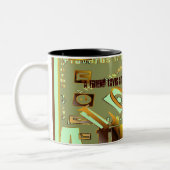 Ein Freund Lieben zu jeder Zeit. Sprichwörter 17:1 Zweifarbige Tasse (Links)