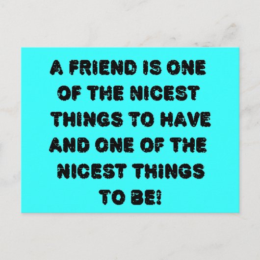 Ein Freund Postkarte (Vorderseite)