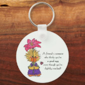 Ein Freund Schlüsselanhänger (Vorderseite)