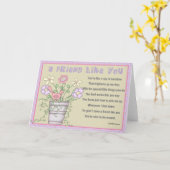 Ein Freund wie du Karte (Gelbe Blume)