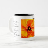 Ein Freund… Zweifarbige Tasse (Vorderseite Links)