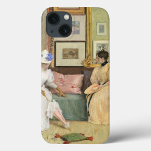 Ein freundlicher Anruf, 1895 (Öl auf Leinwand) Case-Mate iPhone Hülle