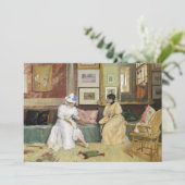 Ein freundlicher Anruf | William Merritt Chase (Stehend Vorderseite)