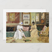 Ein freundlicher Anruf | William Merritt Chase (Vorne/Hinten)