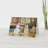 Ein freundlicher Anruf | William Merritt Chase Karte (Vorderseite)