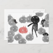 Ein freundlicher Besuch im Bunnyland 2014 Postkarte (Vorne/Hinten)