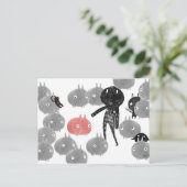 Ein freundlicher Besuch im Bunnyland 2014 Postkarte (Stehend Vorderseite)