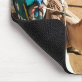 Ein freundliches Kamel erwartet seinen nächsten Fa Mousepad (Ecke)