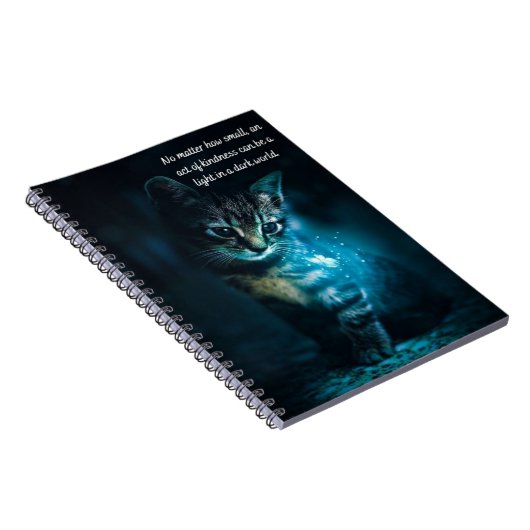 Ein freundliches Kätzchen Design Notebook. Notizblock (Rechte Seite)