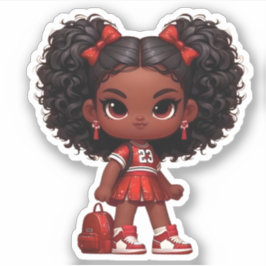 Ein freundliches Teammitglied - Red Aufkleber