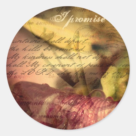 Ein Friedensvertrag Runder Aufkleber (Vorderseite)