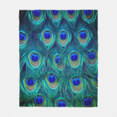 Ein Friedhof Schöne, offene Federn Fleecedecke (Vorderseite)