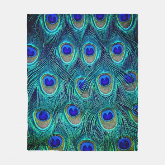 Ein Friedhof Schöne, offene Federn Fleecedecke (Vorderseite)