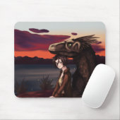 Ein Friedlicher Abend Mousepad (Mit Mouse)
