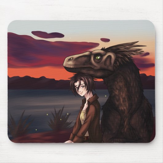 Ein Friedlicher Abend Mousepad (Vorne)