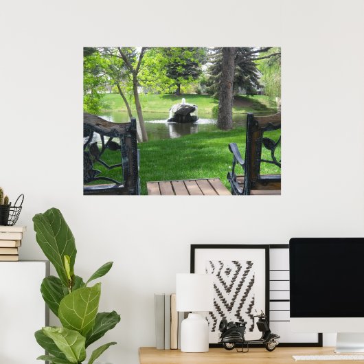 Ein Friedlicher Ort Poster (Heimbüro)