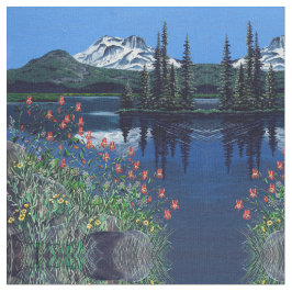 Ein Friedlicher See Stoff